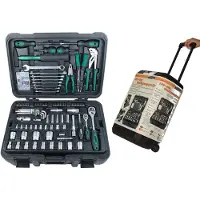 BRÜDER MANNESMANN Jeu d'outils 122 pièces en trolley