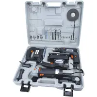 BRÜDER MANNESMANN Jeu d'outils électriques 4 pièces en coffret
