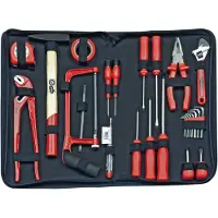 BRÜDER MANNESMANN Mannesmann M29055 Sacoche à outils de bricolage 24 pièces