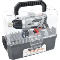 BRÜDER MANNESMANN MANNESMANN M17735 Visseuse sans fil 3,6 V avec assortiment d'embouts