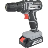 BRÜDER MANNESMANN Perceuse-visseuse sans fil, 20 V, Li Ion, avec 2 batteries 1,5 Ah