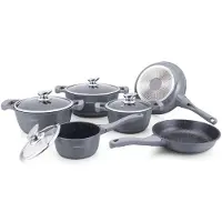 Royalty Line Batterie de cuisine 13 pièces Argenté RLBS1010M-SIL