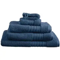 Beddinghouse Gants de Toilette Beddinghouse Sheer Dark Blue (Set de 3)