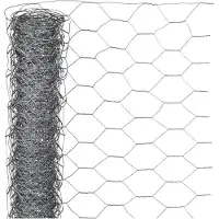 Nature Grillage métallique hexagonal 1 x 10 m 40 mm Acier galvanisé