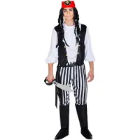 TecTake Dressforfun - Costume Homme Capitaine Pirate Stiffleg - Costume complet pour Carnaval & Fête - Taille XL