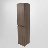 Mondiaz AIVY Armoire colonne 160x35x35cm - sans poingées - softclose 2 portes tournantes - Mocha mat AI-K160MO