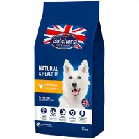 Butcher's Natural&Healthy croquettes pour chiens avec du poulet 15 kg