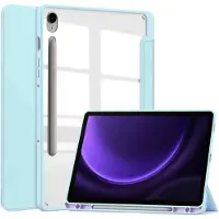 IMoshion Coque tablette rigide Trifold Samsung Galaxy Tab S9 11.0 pouces / Tab S10 FE / S9 FE 10.9 pouces - Bleu clair
