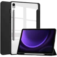 IMoshion Coque tablette rigide Trifold Samsung Galaxy Tab S9 11.0 pouces / Tab S10 FE / S9 FE 10.9 pouces - Noir