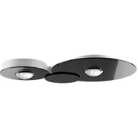 Lodes Bugia Ceiling Light Glossy Black | 3000K | Double