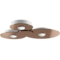 Lodes Bugia Ceiling Light Glossy Bronze | 2700K | Triple