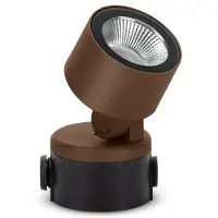 Lombardo Noa Spot au sol réglable Corten | 40° | 2700 K IP66