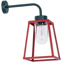Roger Pradier Lampiok lampe d'extérieur Clear Glass | Red | Small