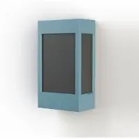 Roger Pradier Brick² Model 1 Applique Murale Blue | Black PMMA