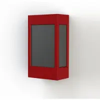 Roger Pradier Brick² Model 1 Applique Murale Tomato red | Black PMMA
