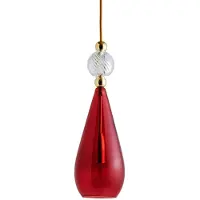 Ebb & Flow Smykke Suspension Shiny Gold | Ruby | Crystal Swirl E14IP20