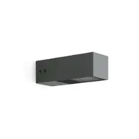 Lombardo Flag Applique Murale Asymmetric | Anthracite Grey | 200 mm IP66