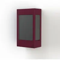 Roger Pradier Brick² Model 1 Applique Murale Wine red | Black PMMA