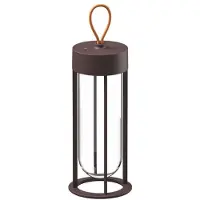 Flos In Vitro Unplugged Lampe Portative Deep Brown | 3000 K