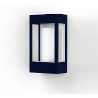 Roger Pradier Brick² Model 1 Applique Murale Steel blue | Clear glass