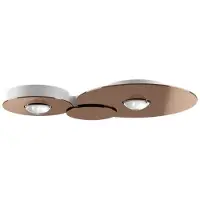 Lodes Bugia Ceiling Light Glossy Bronze | 3000K | Double
