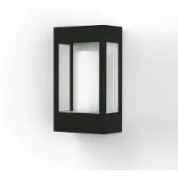 Roger Pradier Brick² Model 1 Applique Murale Dark grey | Clear glass