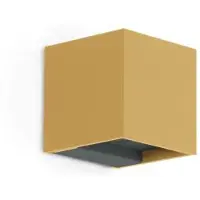Lombardo Dodo 60 Applique Murale Exterieur Gold|Dark Grey IP54