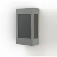 Roger Pradier Brick² Model 1 Applique Murale Silk Grey | Black PMMA