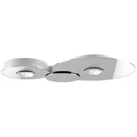 Lodes Bugia Ceiling Light Chrome | 3000K | Double