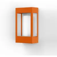 Roger Pradier Brick² Model 1 Applique Murale Pure orange | Clear glass