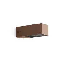 Lombardo Flag Applique Murale Wide | Corten | 200 mm IP66