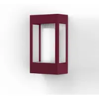 Roger Pradier Brick² Model 1 Applique Murale Wine red | Clear glass