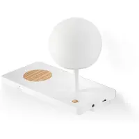 Faro NIKO Applique blanche gauche avec boule PC Barcelona