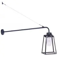 Roger Pradier Lampiok lampe d'extérieur Frosted glass | Black grey | Small