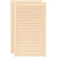 vidaXL Portes d'armoire à persiennes 2 pcs 99,3x59,4 cm pin massif