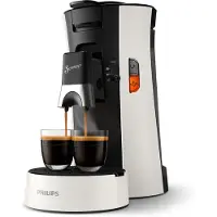 Philips Senseo CSA230/01, Cafetière à dosettes, 0,9 l, Dosettes de café, 1450 W, Noir, Blanc