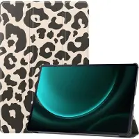 IMoshion Coque tablette Design Trifold Samsung Galaxy Tab S10 Plus / Tab S9 FE Plus / Tab S9 Plus - Leopard