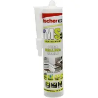 FISCHER BEFESTIGUNGSSYSTEME Mastic d'étanchéité adhésive - blanc - 290 ml - 96001