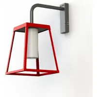 Roger Pradier Lampiok 4 Model 2 Applique Murale Two Color (Black Grey Support) | Tomato red