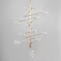 Schwung RD15 Suspension 12 Arm | Lacquered Burnished Brass