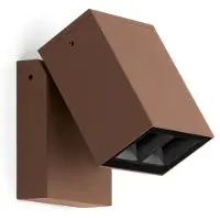Lombardo Kura Reg X2 Applique Murale Exterieur 28° | Corten | 2700 K IP65