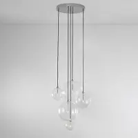 Schwung Cluster Suspension Cluster-5 Mix | Polished Nickel