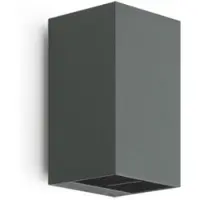 Lombardo Trend U&D 60 Doppio Blade Applique Murale Anthracite Grey IP66