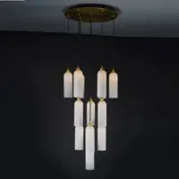 Schwung Odyssey Cluster Suspension Cluster-13 | Lacquered Burnished Brass