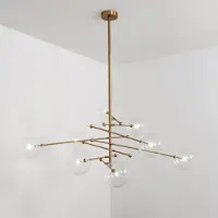 Schwung RD15 Suspension 8 Arm | Lacquered Burnished Brass