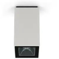 Lombardo Kura Top X1 Spot de Plafond Extérieur 28° | Light grey | 4000 K IP65