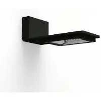 Roger Pradier Hector Model 1 Applique Murale Toughnened clear glass 3000k warm white 26W Symmetric | Black grey