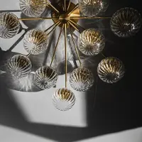 Schwung Orion Chandelier Dries | Oval | Lacquered Burnished Brass