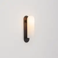 Schwung Odyssey Large Sconce Applique Black Gunmetal