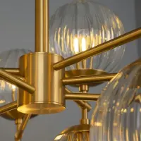 Schwung Zodiac Chandelier Dries | Lacquered Burnished Brass